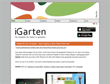 Tablet Screenshot of igarten.ch